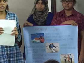 Std 12th Science group project presentation Photos of presentation